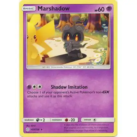 Pokemon Trading Card Game Sun & Moon Cosmic Eclipse Rare Marshadow #103