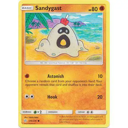 Pokemon Trading Card Game Sun & Moon Cosmic Eclipse Common Sandygast #126