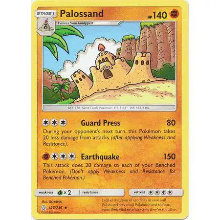 Pokemon Trading Card Game Sun & Moon Cosmic Eclipse Rare Palossand #127