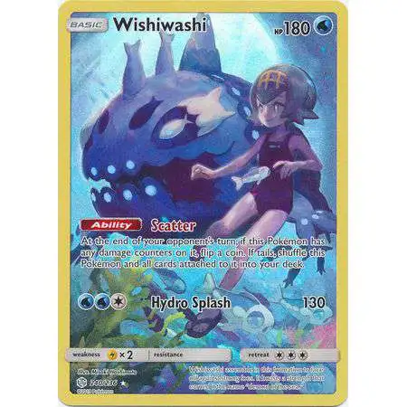 Pokemon Trading Card Game Sun & Moon Cosmic Eclipse Secret Rare Wishiwashi #240 [Heavily Played]