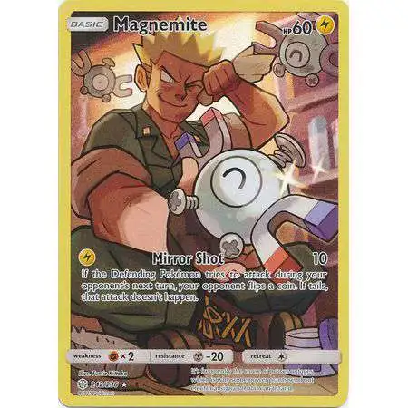 Pokemon Trading Card Game Sun & Moon Cosmic Eclipse Secret Rare Magnemite #242