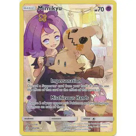 Pokemon Sun Moon Promo Single Card Holo Rare Mimikyu SM163 - ToyWiz