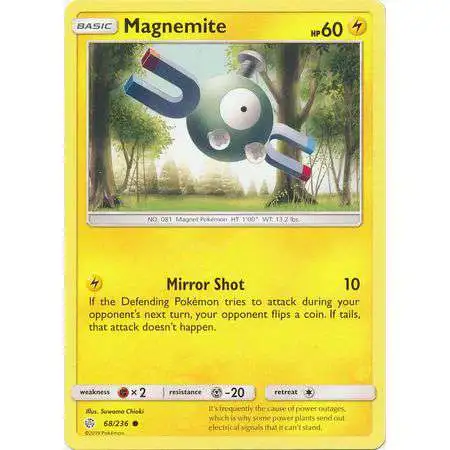Pokemon Trading Card Game Sun & Moon Cosmic Eclipse Common Magnemite #68