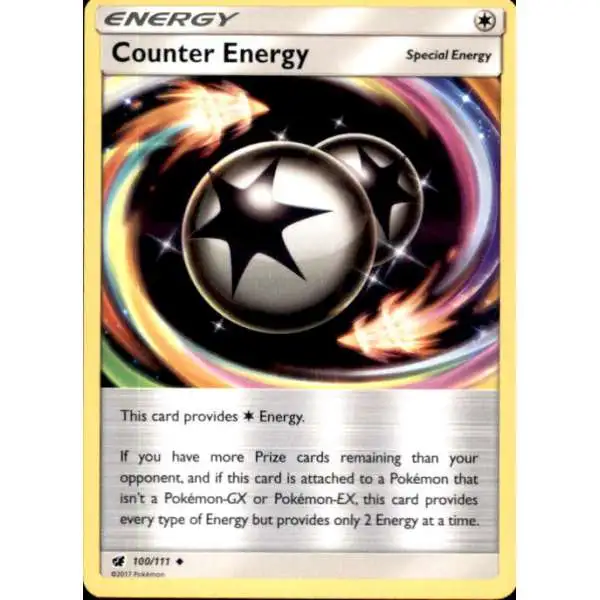 Pokemon Sun & Moon Crimson Invasion Uncommon Counter Energy #100