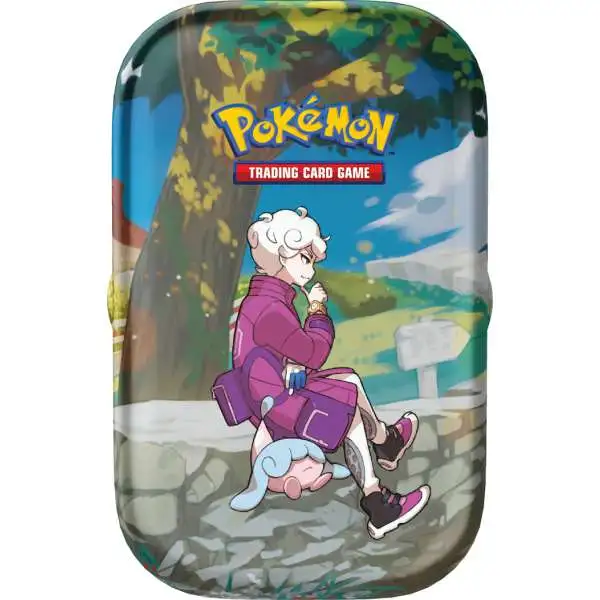 Pokemon TCG Crown Zenith Bede with Hatenna Mini Tin Set [2 Booster Packs, Sticker Sheet & More]