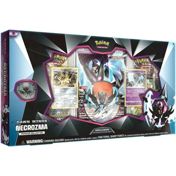 Pokemon Dawn Wings Necrozma Premium Collection [5 Booster Packs, Promo Card, Oversize Card, Figure & Pin!]