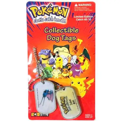 Pokemon Collectible Dog Tags [Edition 2]