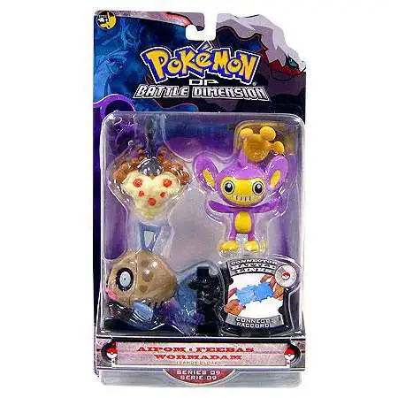 Pokemon Diamond & Pearl Series 9 Aipom, Feebas & Wormadam [Sandy Cloak] Figure 3-Pack