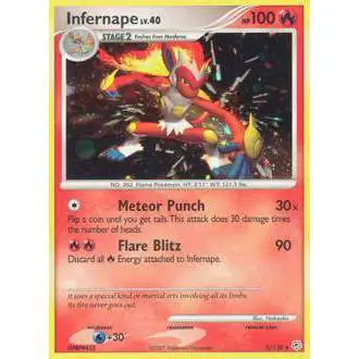 Pokemon Trading Card Game Diamond & Pearl Rare Infernape #5 [Lightly Played]