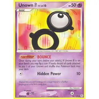 Pokemon Diamond & Pearl Uncommon Unown B #66 [Lightly Played]
