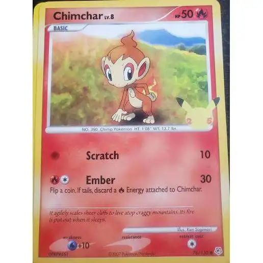 Pokemon Celebration 2022 Celebrations Common Chimchar #76 [Oversized]