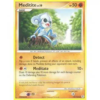 Pokemon Diamond & Pearl Common Meditite #89 [Lightly Played]