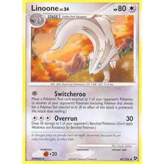 Pokemon Diamond & Pearl Great Encounters Uncommon Linoone #43