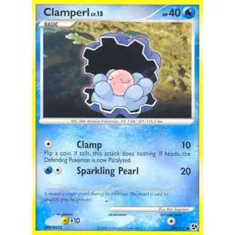 Pokemon Diamond & Pearl Great Encounters Common Clamperl #64