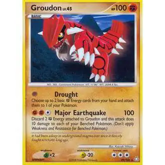 Pokemon Diamond & Pearl Legends Awakened Rare Groudon #29