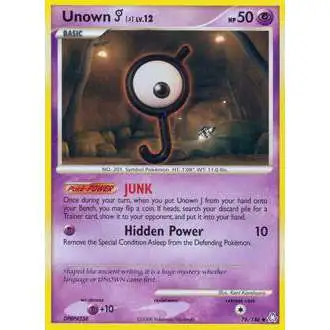 Unown A - Diamond & Pearl #65 Pokemon Card