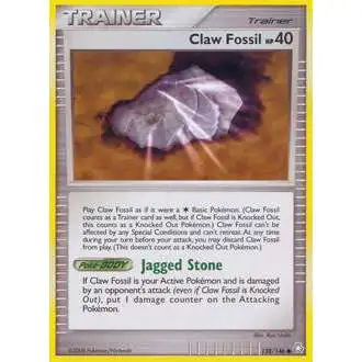 Pokemon Diamond & Pearl Legends Awakened Common Claw Fossil #138