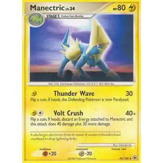 Pokemon Diamond & Pearl Majestic Dawn Uncommon Manectric #40