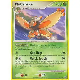 Pokemon Diamond & Pearl Majestic Dawn Uncommon Mothim #42