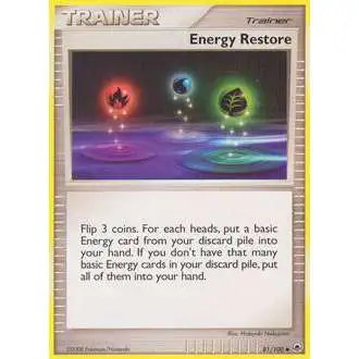 Pokemon Diamond & Pearl Majestic Dawn Uncommon Energy Restore #81