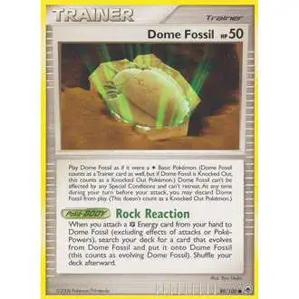 Pokemon Diamond & Pearl Majestic Dawn Common Dome Fossil #89