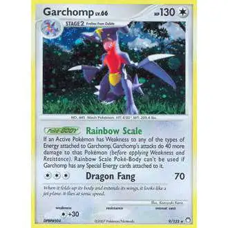 Pokemon Diamond & Pearl Mysterious Treasures Rare Garchomp #9 [Damage]