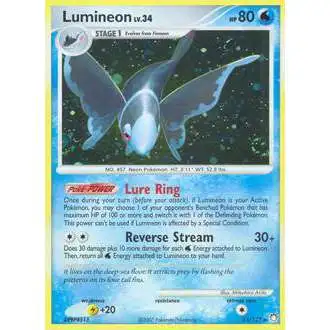 Pokemon Diamond & Pearl Mysterious Treasures Rare Lumineon #11