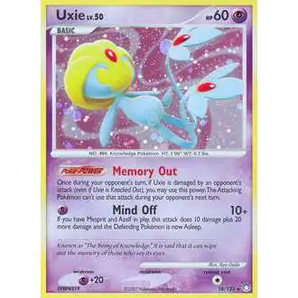 Pokemon Diamond & Pearl Mysterious Treasures Rare Uxie #18 [Lightly Played]