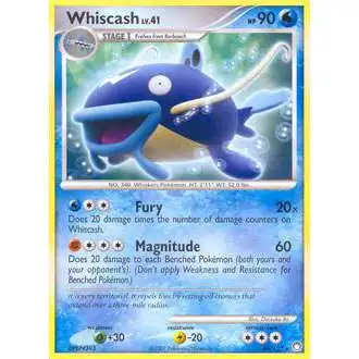 Pokemon Diamond & Pearl Mysterious Treasures Rare Whiscash #40