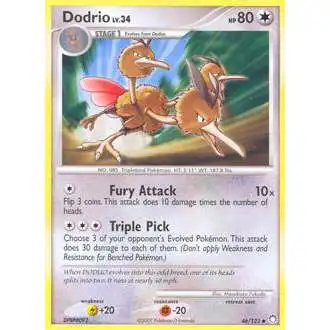 Pokemon Diamond & Pearl Mysterious Treasures Uncommon Dodrio #46 [Lightly Played]