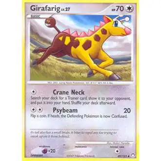 Pokemon Diamond & Pearl Mysterious Treasures Uncommon Girafarig #49 [Lightly Played]