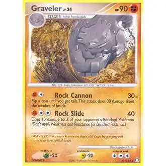 Pokemon Diamond & Pearl Mysterious Treasures Uncommon Graveler #51