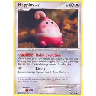Pokemon Diamond & Pearl Mysterious Treasures Uncommon Happiny #52 [Lightly Played]