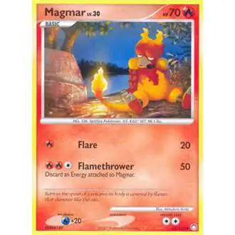 Pokemon Diamond & Pearl Mysterious Treasures Uncommon Magmar #54 [Lightly Played]