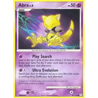 Pokemon Diamond & Pearl Mysterious Treasures Common Abra #69 [Lightly Played]