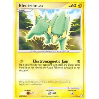 Pokemon Diamond & Pearl Mysterious Treasures Common Electrike #81 [Lightly Played]