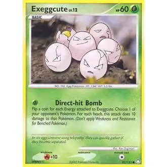 Pokemon Diamond & Pearl Mysterious Treasures Common Exeggcute #82 [Lightly Played]