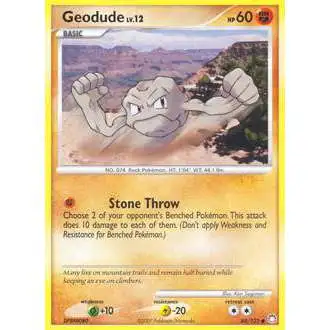 Pokemon Diamond & Pearl Mysterious Treasures Common Geodude #84 [Lightly Played]