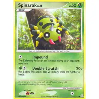 Pokemon Diamond & Pearl Mysterious Treasures Common Spinarak #103 [Lightly Played]