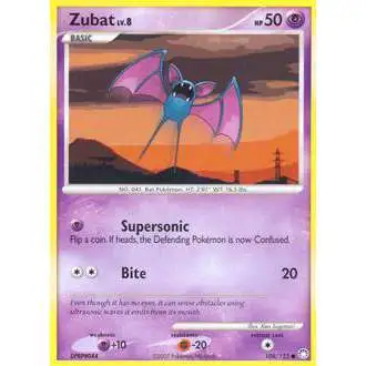 Pokemon Diamond & Pearl Mysterious Treasures Common Zubat #108 [Lightly Played]
