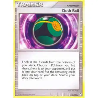 Pokemon Diamond & Pearl Mysterious Treasures Uncommon Dusk Ball #110