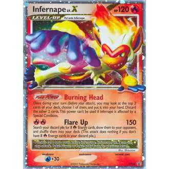 Pokemon Diamond & Pearl Promo Ultra Rare Infernape LV.X DP10 [Heavily Played]