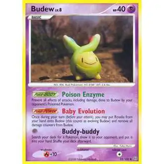 Pokemon Diamond & Pearl Stormfront Uncommon Budew #33