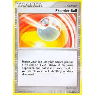 Pokemon Diamond & Pearl Stormfront Uncommon Premier Ball #91