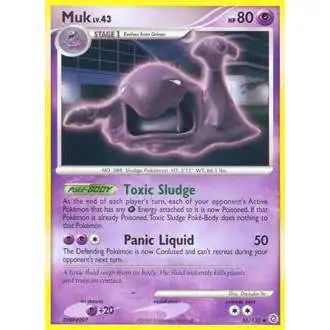 Pokemon Diamond & Pearl Secret Wonders Uncommon Muk #56