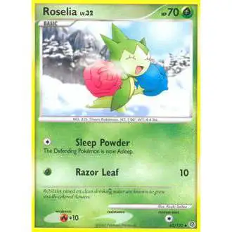 Pokemon Diamond & Pearl Secret Wonders Uncommon Roselia #62