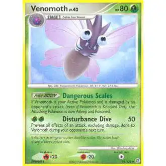 Pokemon Diamond & Pearl Secret Wonders Uncommon Venomoth #73 [Lightly Played]