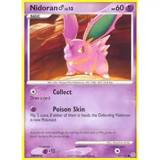 Pokemon Diamond & Pearl Secret Wonders Common Nidoran M #97 [Lightly Played]