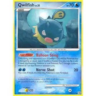 Pokemon Diamond & Pearl Secret Wonders Common Qwilfish #101 [Lightly Played]