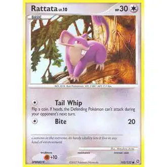 Pokemon Diamond & Pearl Secret Wonders Common Rattata #103 [Lightly Played]